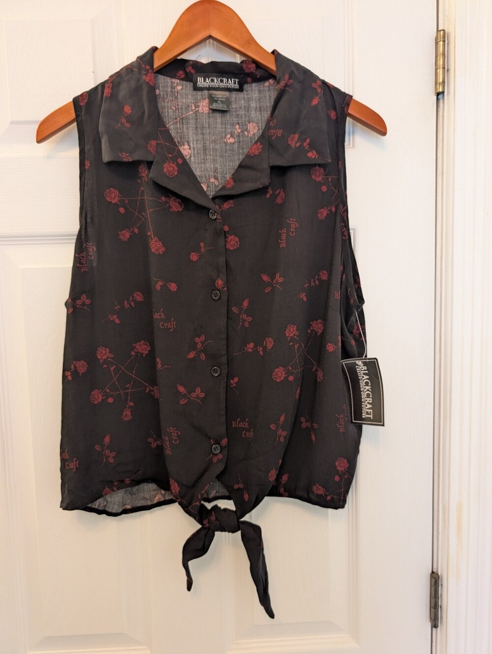 NWT Black Craft Blouse